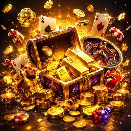 Cartas e fichas sobre a mesa de blackjack