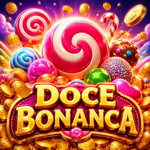 Slot de doces com cascata de frutas