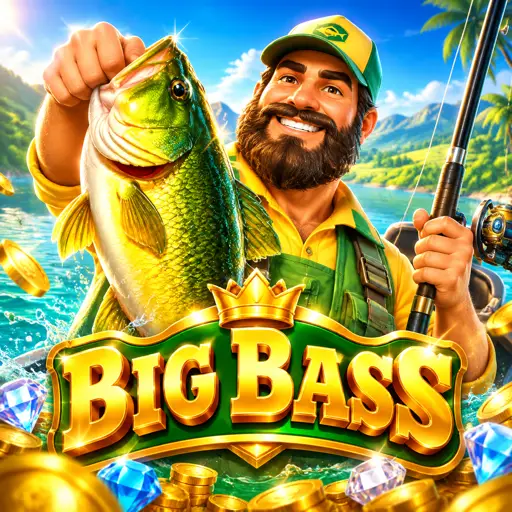 Big Bass Bonanza com tema de pesca